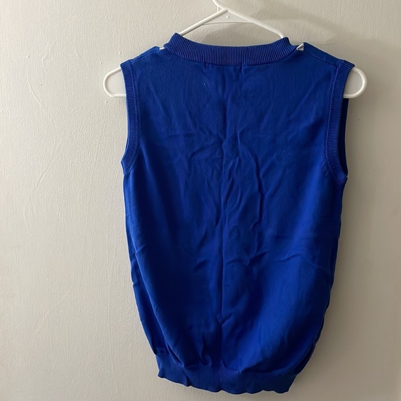 Size S/M Sweater vest never worn, checkered print - Picture 2 of 2